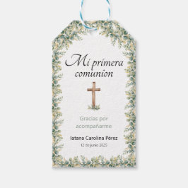 Etiquetas de presente para a Primeira Comunhão Mi 