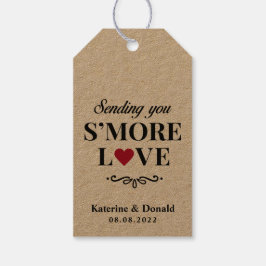Etiquetas de Presente para Casamento Rustic S’more