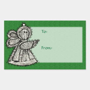 Etiquetas de Presente para Ornamentos Vintage