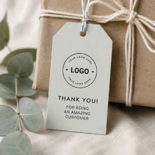 Etiquetas de Presente Personalizadas com Logotipo