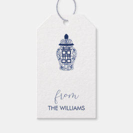 Etiquetas de Presente Personalizadas do Jar Ginger