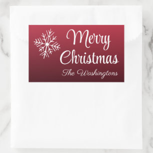 Etiquetas de Presente Personalizadas para Flocos d