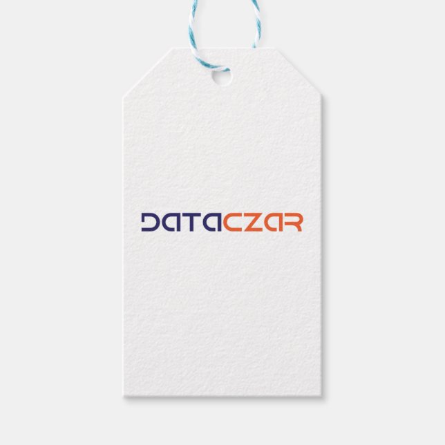 Etiquetas de presentes Azul e Branco (Frente)