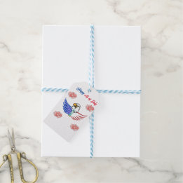 Etiquetas de presentes de 4 de julho