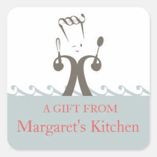 Etiquetas de presentes de comida de piscar os olho