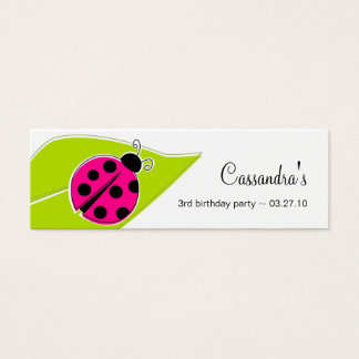 Etiquetas de presentes de Ladybug