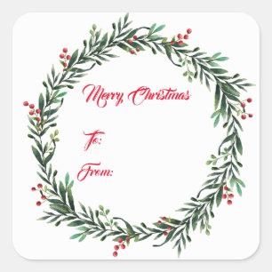 Etiquetas de presentes de Natal