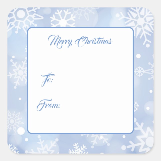 Etiquetas de presentes de Natal (Frente)