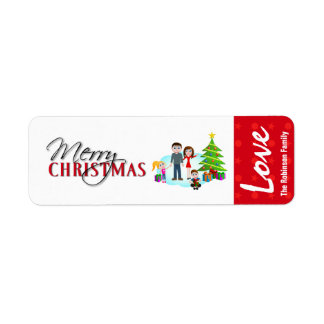Etiquetas de presentes de Natal