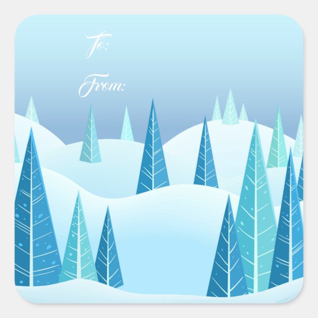 Etiquetas de presentes de Natal (Frente)