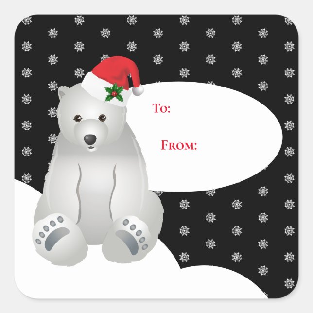 Etiquetas de presentes de Natal (Frente)