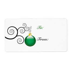 Etiquetas de presentes de Natal
