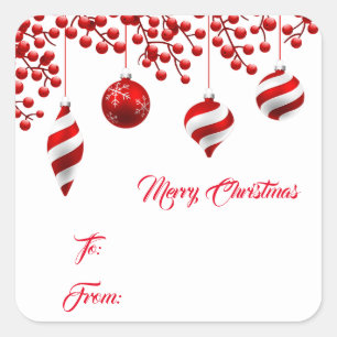 Etiquetas de presentes de Natal