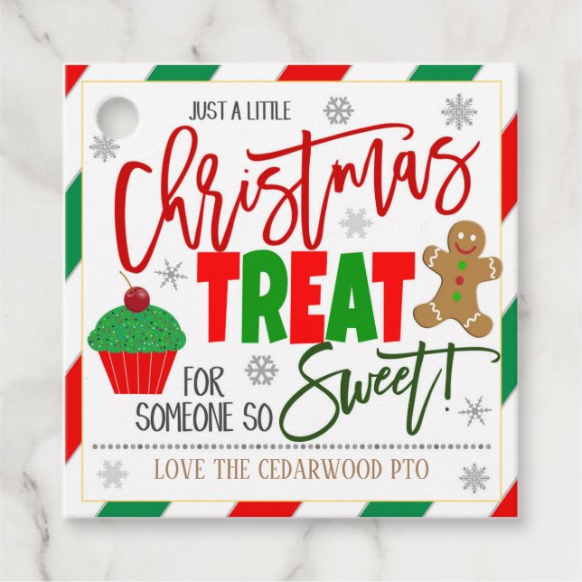 Etiquetas de presentes de Natal (Frente)