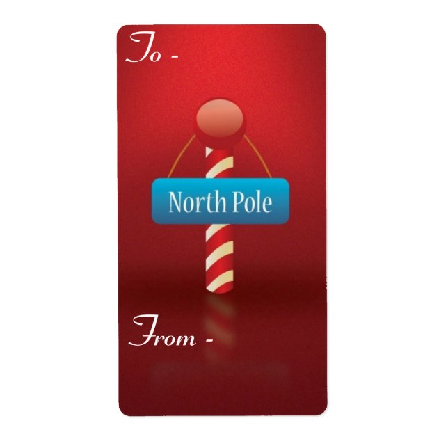 Etiquetas de presentes de Natal (Frente)