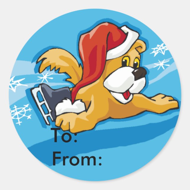 Etiquetas de presentes de Natal (Frente)