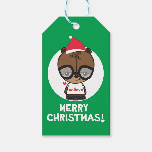 Etiquetas de presentes de Natal (Frente)