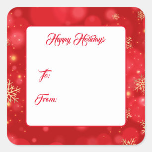 Etiquetas de presentes de Natal