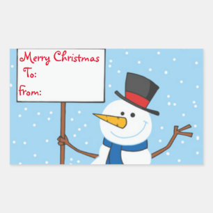 Etiquetas de presentes de Natal/adesivos de retân