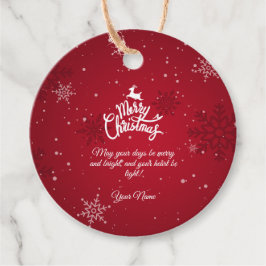 Etiquetas de presentes de Natal de Feliz Personali