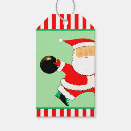 Etiquetas de presentes de Natal para boliches