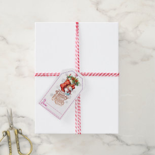 Etiquetas de presentes de Natal para boneco de nev