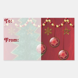 Etiquetas de presentes de Natal para celebrações f