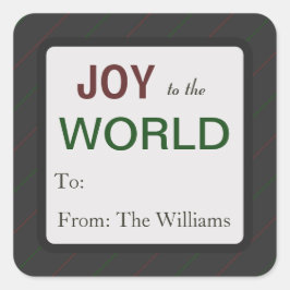 Etiquetas de presentes de Natal personalizadas