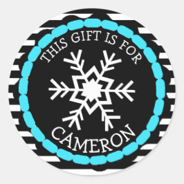 Etiquetas de presentes de Natal personalizadas