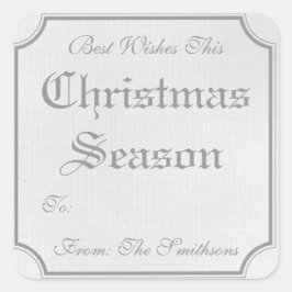 Etiquetas de presentes de Natal personalizadas
