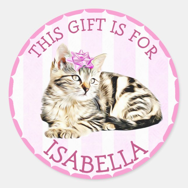 Etiquetas de presentes de Natal personalizadas (Frente)