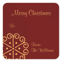 Etiquetas de presentes de Natal Personalizadas Ver
