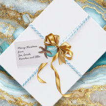 Etiquetas de presentes de Natal Tropical Ornament