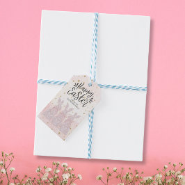 Etiquetas de presentes de Páscoa coelho personaliz