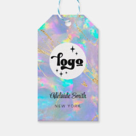 etiquetas de presentes de produto opal