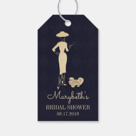 Etiquetas de presentes do Chá de panela clássico d