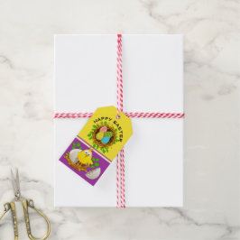 Etiquetas de presentes do felz pascoa