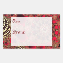 Etiquetas de presentes Douradas e rubias