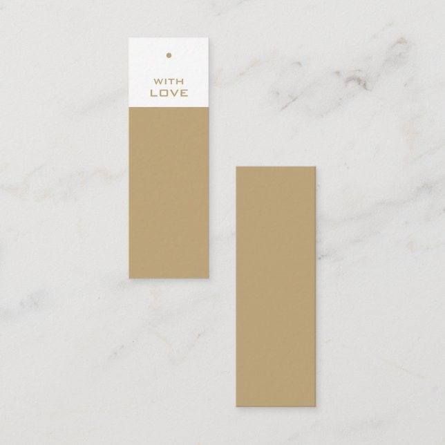 Etiquetas de presentes na moda (Frente/Verso)