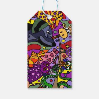 Etiquetas de presentes para Abstrato de arte anima