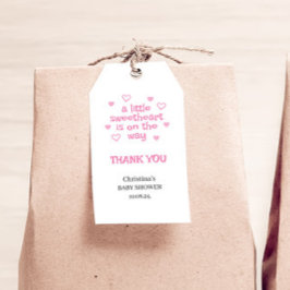 Etiquetas de presentes para Chá de fraldas de meni