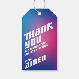 Etiquetas de presentes para festa de aniversário d