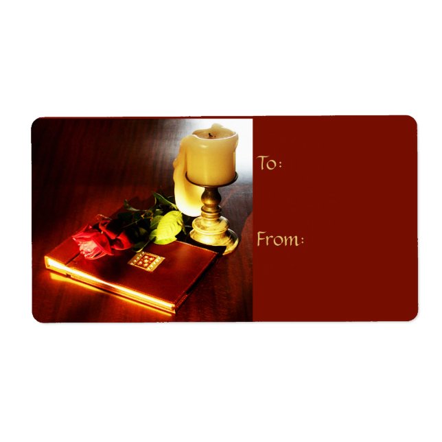 Etiquetas de presentes para memórias (Frente)