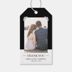 Etiquetas de presentes personalizadas de foto de c