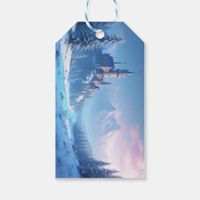 Etiquetas de presentes personalizadas - Inverno (Verso)