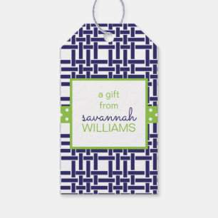 Etiquetas de presentes personalizadas para bambu e