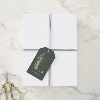 Etiquetas de presentes personalizadas planas do mo