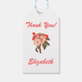 Etiquetas de presentes personalizáveis