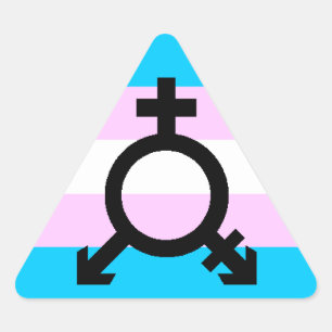 Etiquetas de Prioridade Trans - triângulo, com sím
