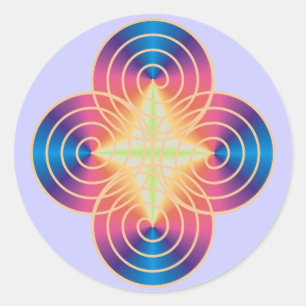 Etiquetas de prisma de Spriral